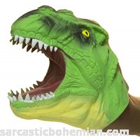 Soft Rubber Realistic 6 Inch Tyrannosaurus Rex Hand Puppet Green B01L2KNS82